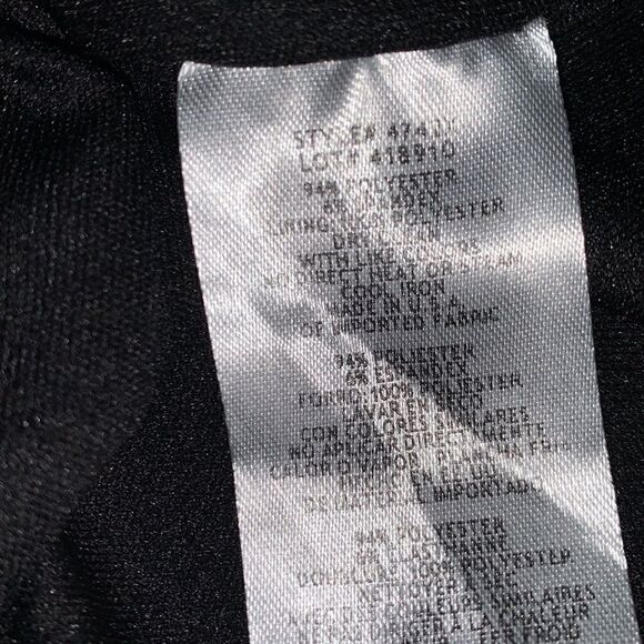 Xscape Off-the-Shoulder Scuba Crepe Flounce Dress| Size 6 - Picture 9 of 10